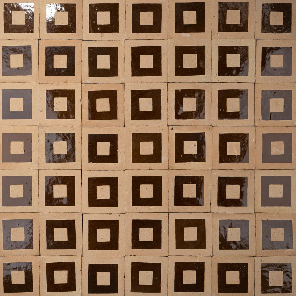 Baroque Classic 4x4 Bitter Zellige Tile